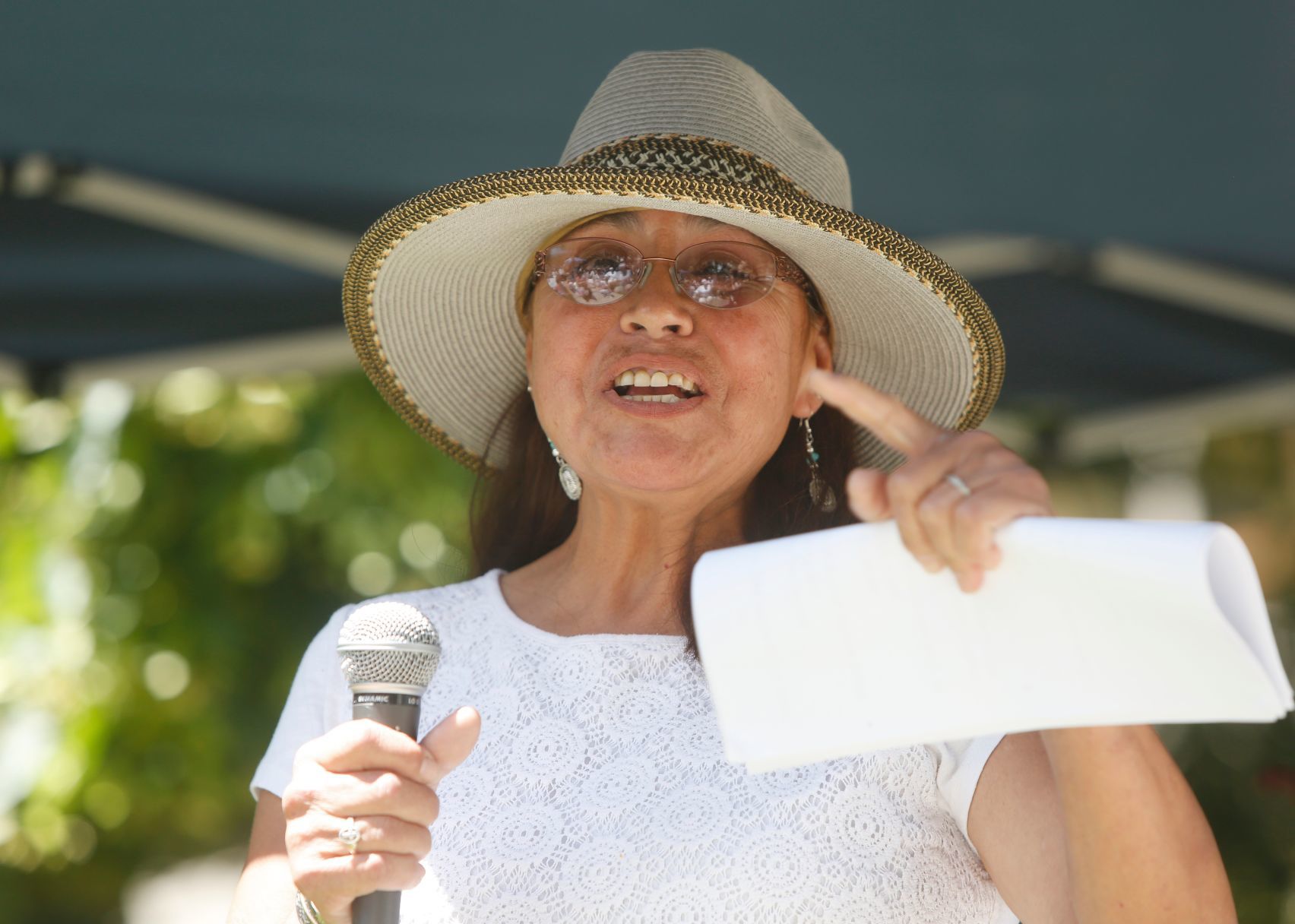 Protesters gather for Families Belong Together rally